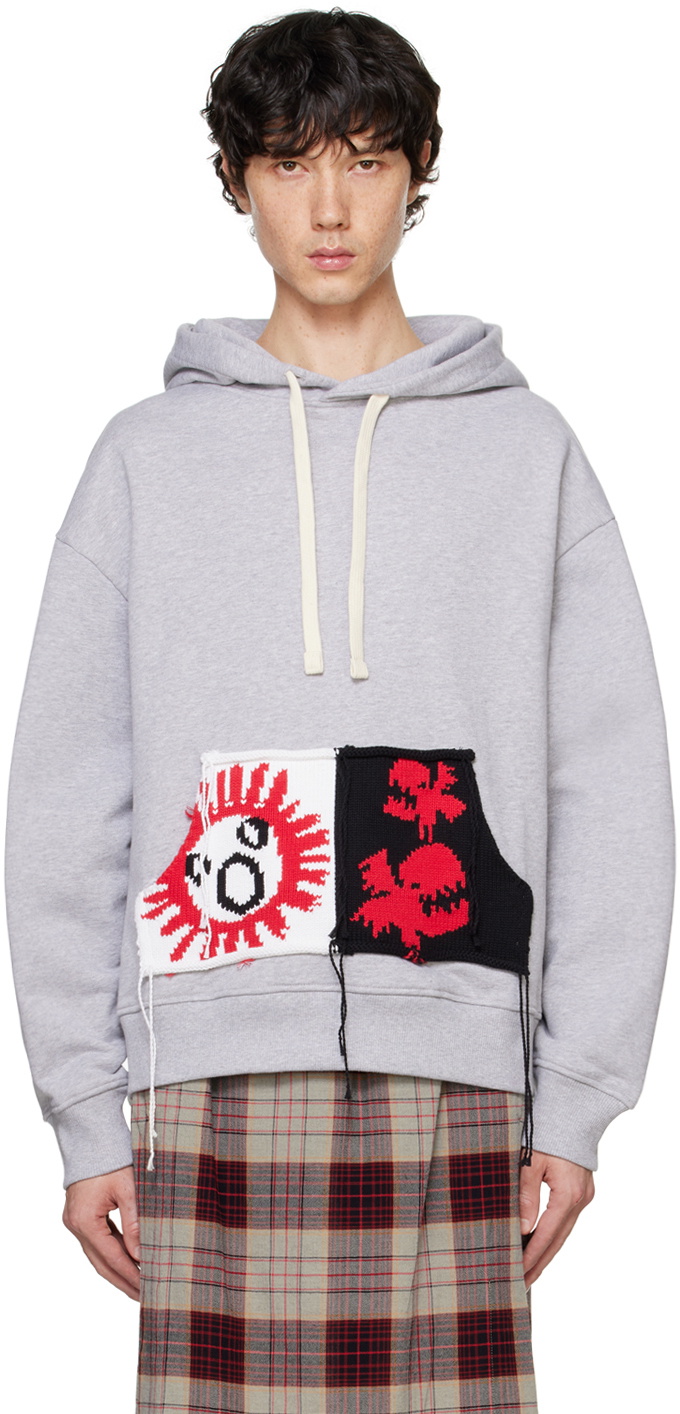 パーカー・フーディ CHARLES JEFFREY LOVERBOY BASECAMP SWEAT HOODIE GREY CHARLES JEFFREY LOVERBOY CJLAW21BCH BASECAMP SWEAT HOODIE