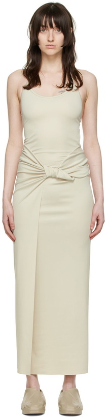 Photo: 1017 ALYX 9SM Beige Nylon Maxi Dress