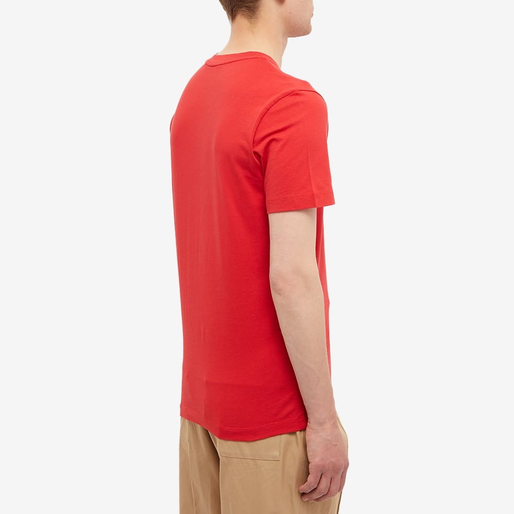 Moncler Men's Text Logo T-Shirt in Red Moncler