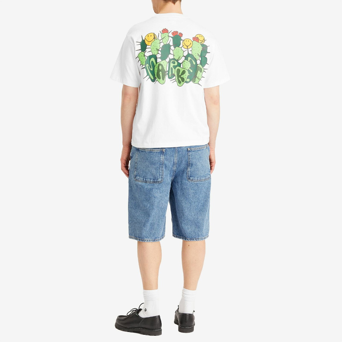 MARKET Men's Smiley Cactus T-Shirt in White