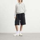 Nike Women's Fleece Bermuda Shorts in Black/Sail