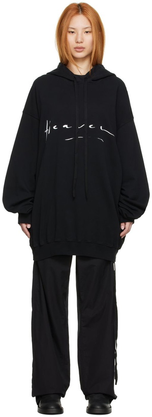 Photo: Ann Demeulemeester Black Cotton Hoodie