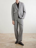 Oliver Spencer - Finsbury Checked Cotton-Blend Seersucker Suit Jacket - Gray