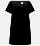 Khaite Benji velvet minidress