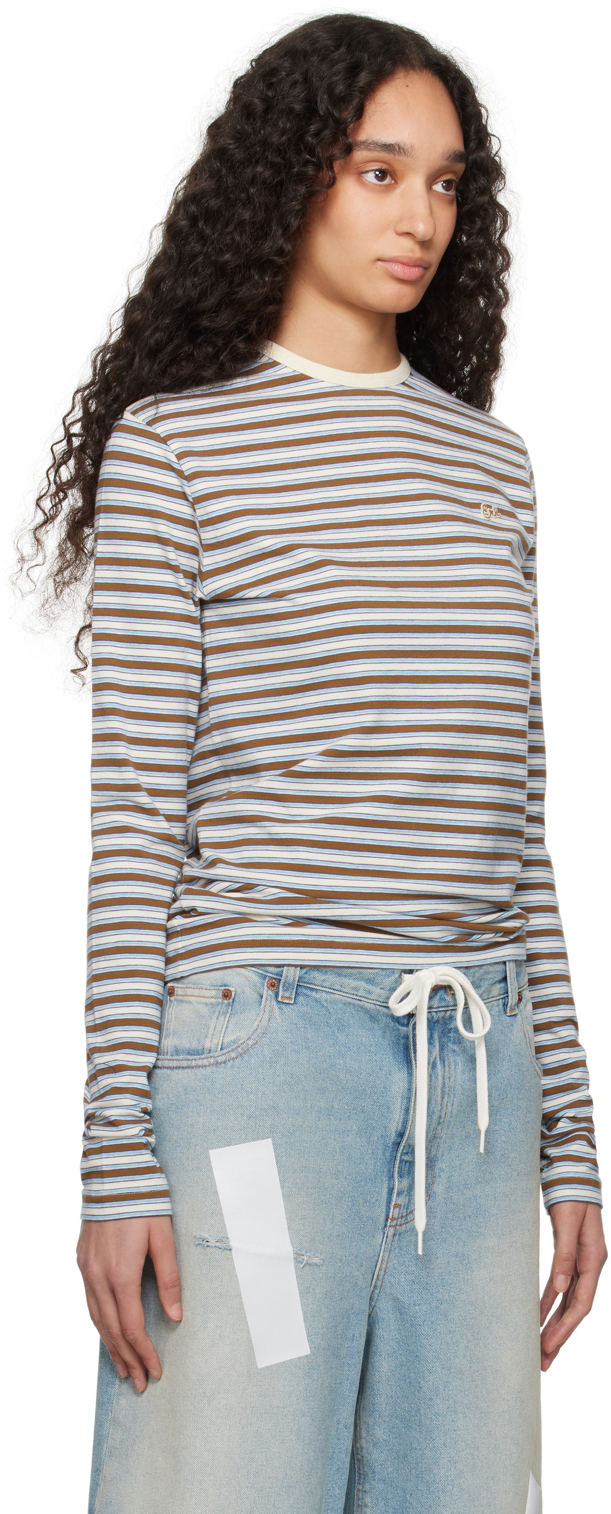 ERL Multicolor Striped Long Sleeve T-shirt