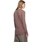 Rick Owens Purple Tower Basic LS T-shirt