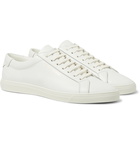 SAINT LAURENT - Andy Leather Sneakers - White