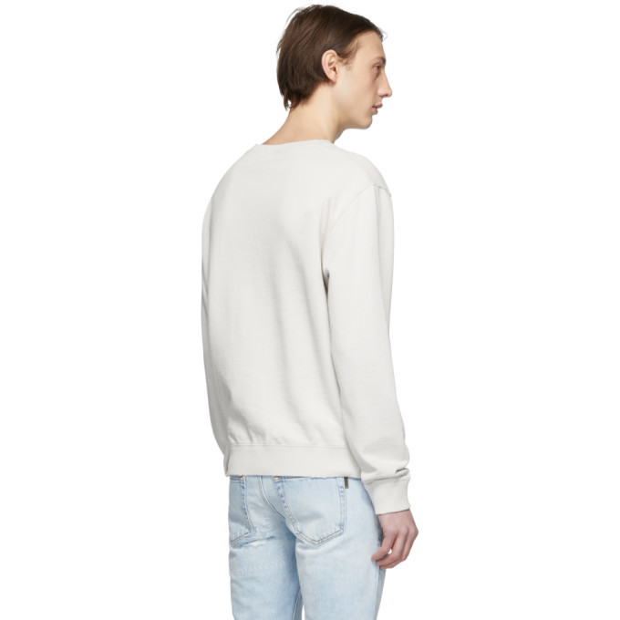 Saint Laurent Off-White Robot Destroy Sweatshirt Saint Laurent