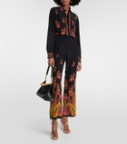 Etro Paisley silk blouse