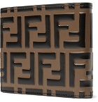 Fendi - Logo-Embossed Leather Billfold Wallet - Brown