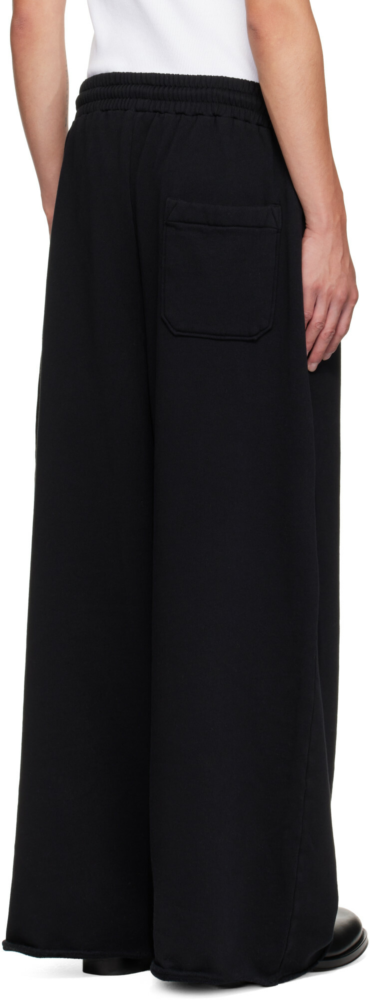 LU'U DAN Black Blacklisted Gym Sweatpants