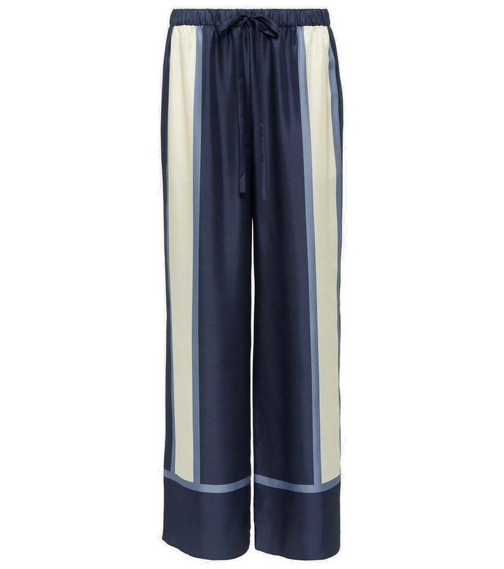 Photo: SIR Dazed printed silk palazzo pants