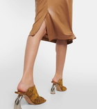 Dries Van Noten Draped jersey midi skirt