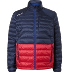 RLX Ralph Lauren - Pivot Colour-Block Quilted Padded Shell Jacket - Blue