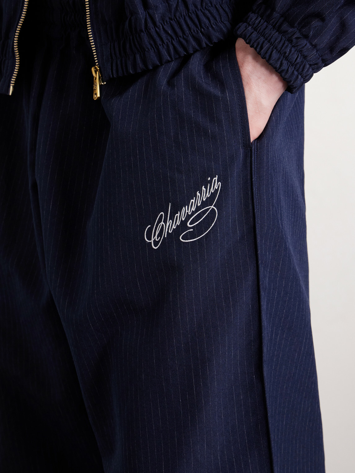 Willy Chavarria - Ruff Rider Straight-Leg Logo-Embroidered Shell Track Pants - Blue