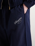 Willy Chavarria - Ruff Rider Straight-Leg Logo-Embroidered Shell Track Pants - Blue