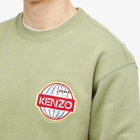 Kenzo Paris Men's Kenzo Globe Crew Sweat in Sage