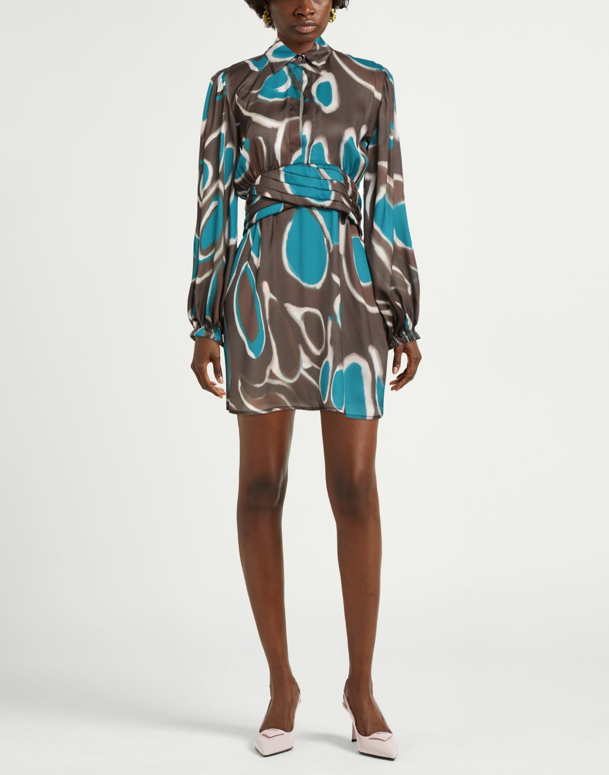 Jijil Womens Mini dress in Brown