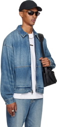 Fear of God ESSENTIALS Blue Denim Trucker Jacket