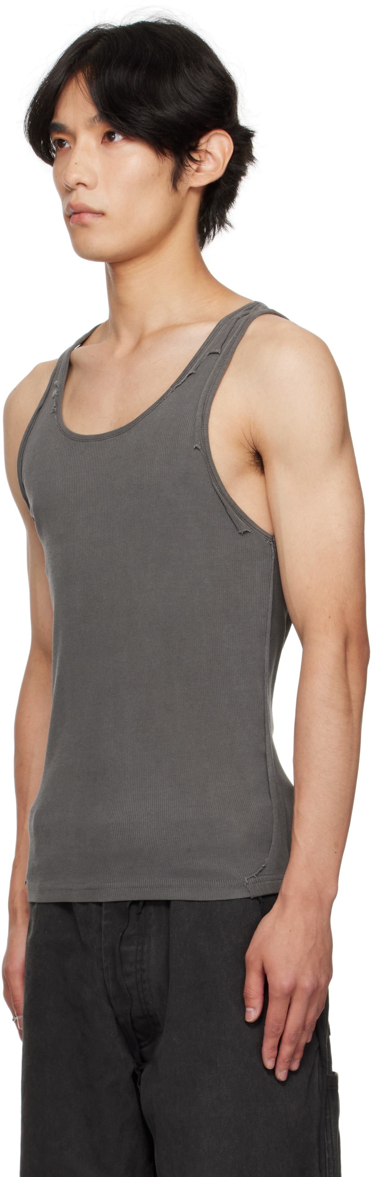 ALEXANDER DIGENOVA Gray Layered Tank Top