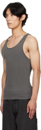 ALEXANDER DIGENOVA Gray Layered Tank Top
