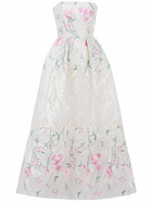 ELIE SAAB - Tulle Embroidered Midi Dress