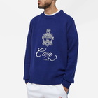 Casablanca Men's Caza Emblem Crew Knit in Navy/White