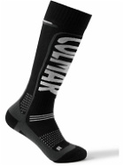 Colmar - Logo-Jacquard THERMOLITE® Ski Socks - Black