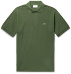 Lacoste - Cotton-Piqué Polo Shirt - Men - Leaf green