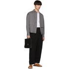 Lemaire Black Twisted Chino Trousers