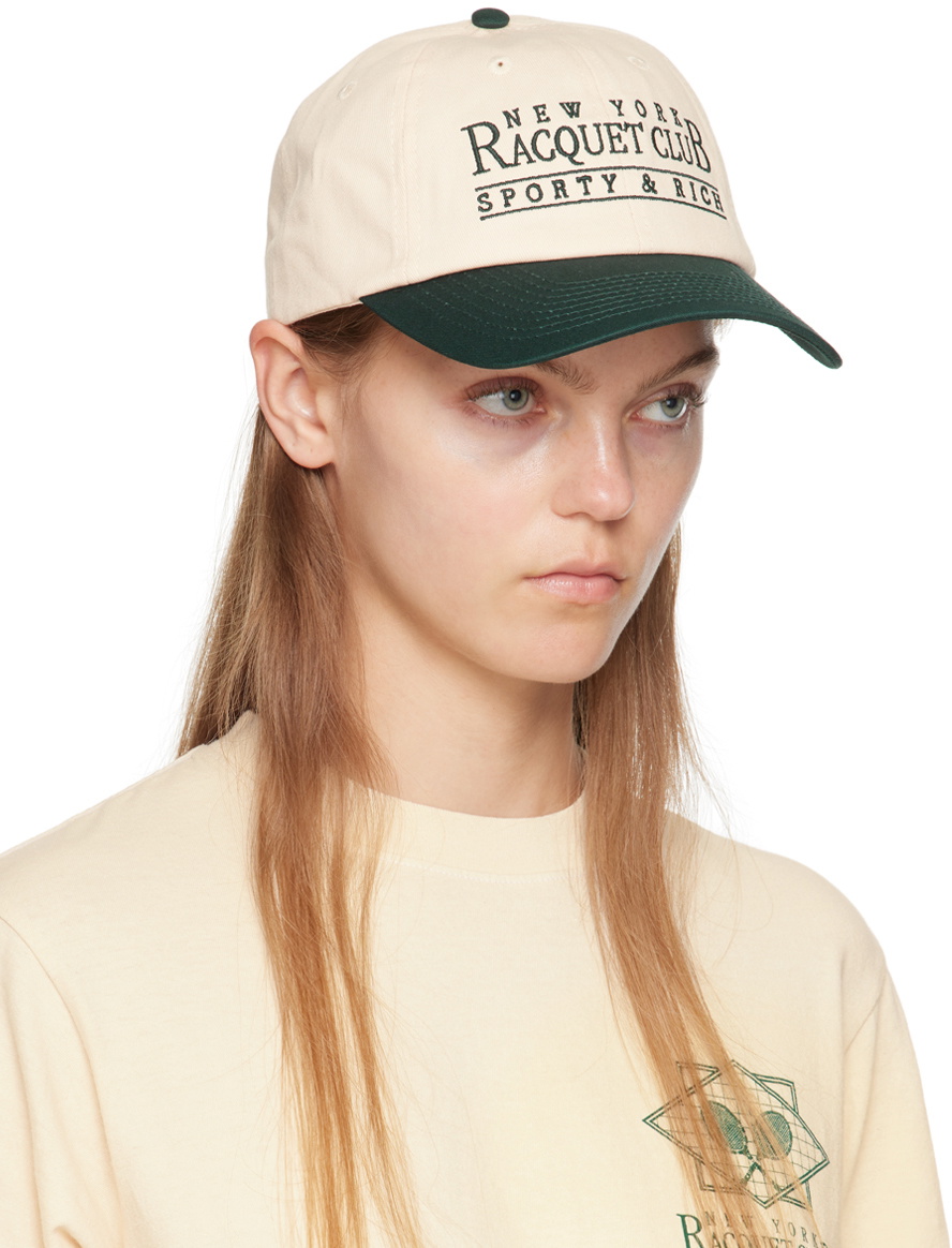 Cap Racket Club Sporty & Rich Beige NY Racquet Club Cap Sporty & Rich