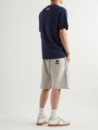 KENZO - Straight-Leg Cotton-Jersey Shorts - Gray