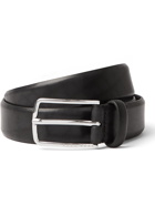 HUGO BOSS - 3cm Leather Belt - Black - EU 95
