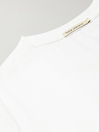 NUDIE JEANS - Roy Printed Organic Cotton-Jersey T-Shirt - White