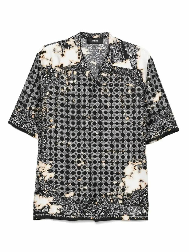 Photo: AMIRI Silk Bandana-Print Shirt