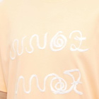 NN07 Men's Nat Embroidered T-Shirt in Prairie Sunset