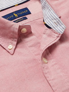 Polo Ralph Lauren - Button-Down Collar Logo-Embroidered Cotton Oxford Shirt - Pink