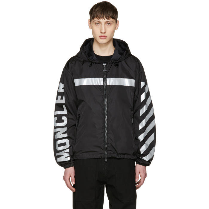 Moncler O Black Logo Windbreaker Moncler