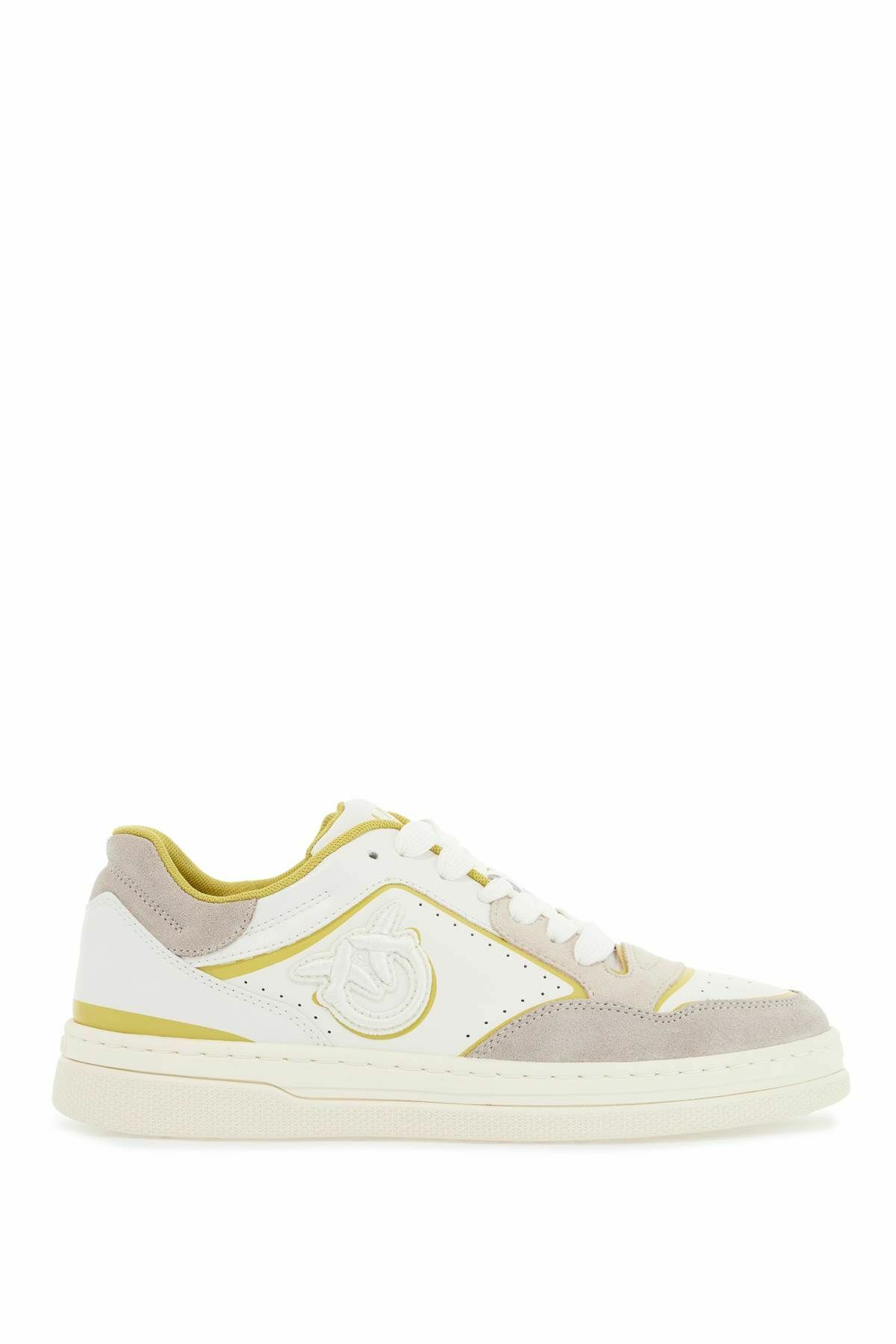 PINKO White Leather Low Top Sneakers main image 0