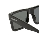 Off-White Sunglasses Men's Off-White Lawton Sunglasses in Black/Dark Grey 