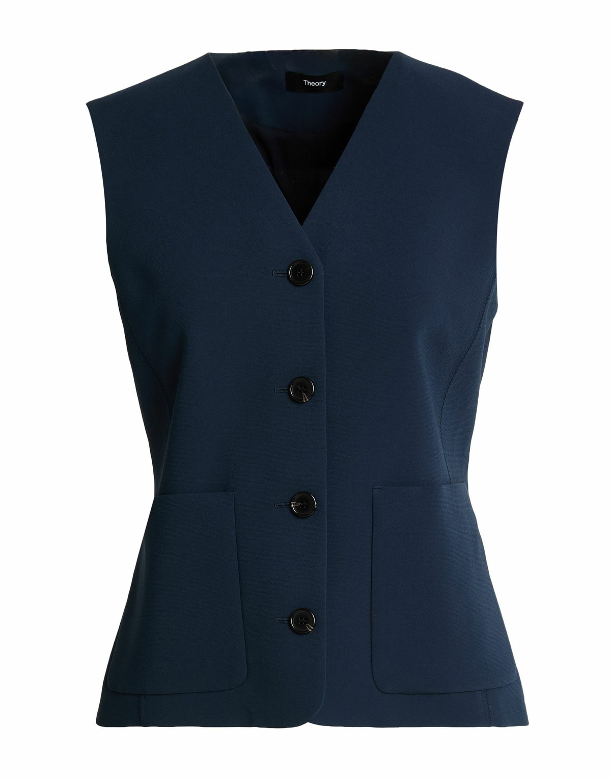 Theory Womens Tailored Vest in Navy