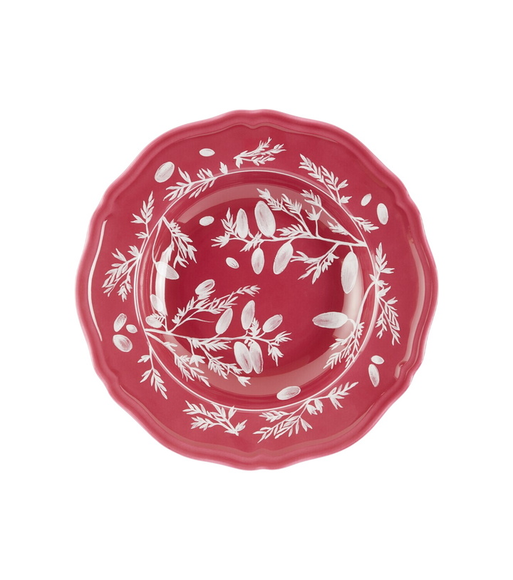 Photo: Cabana x Ginori 1735 floral porcelain soup plate