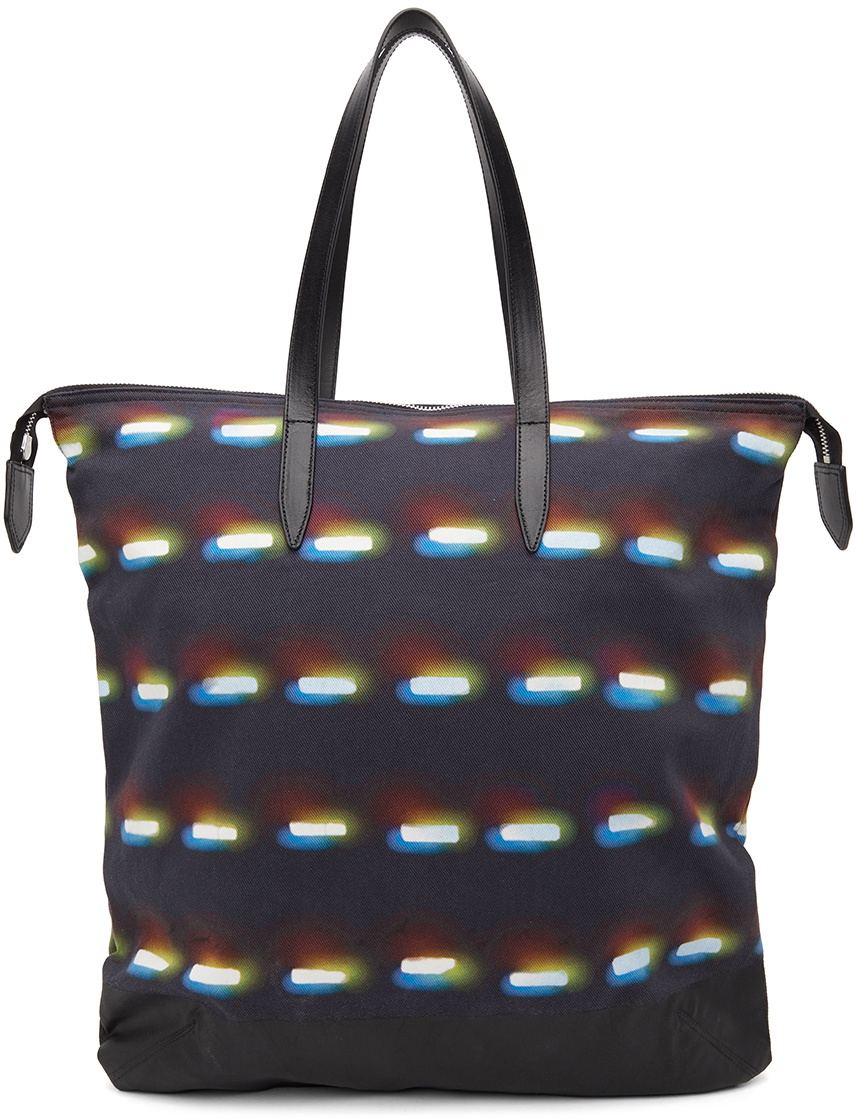 Dries Van Noten Multicolor Len Lye Edition Graphic Tote Dries Van