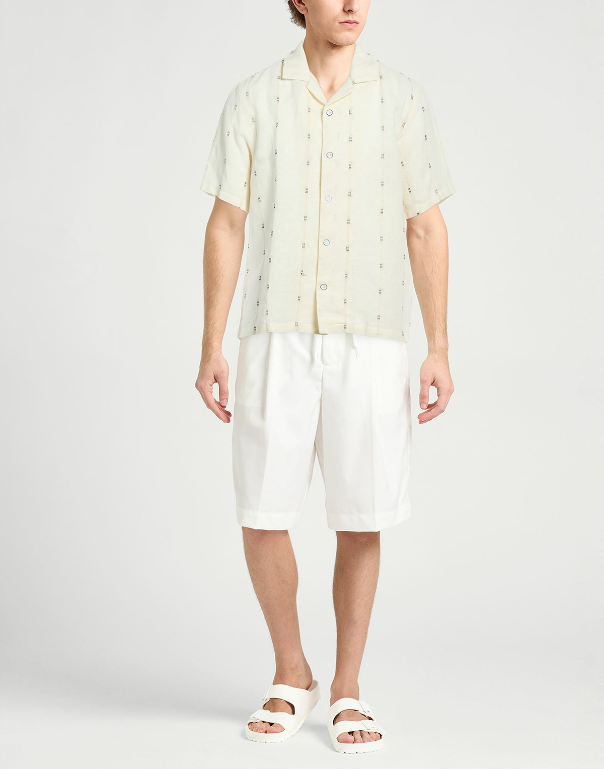 Rag & Bone Mens Shirt Ivory