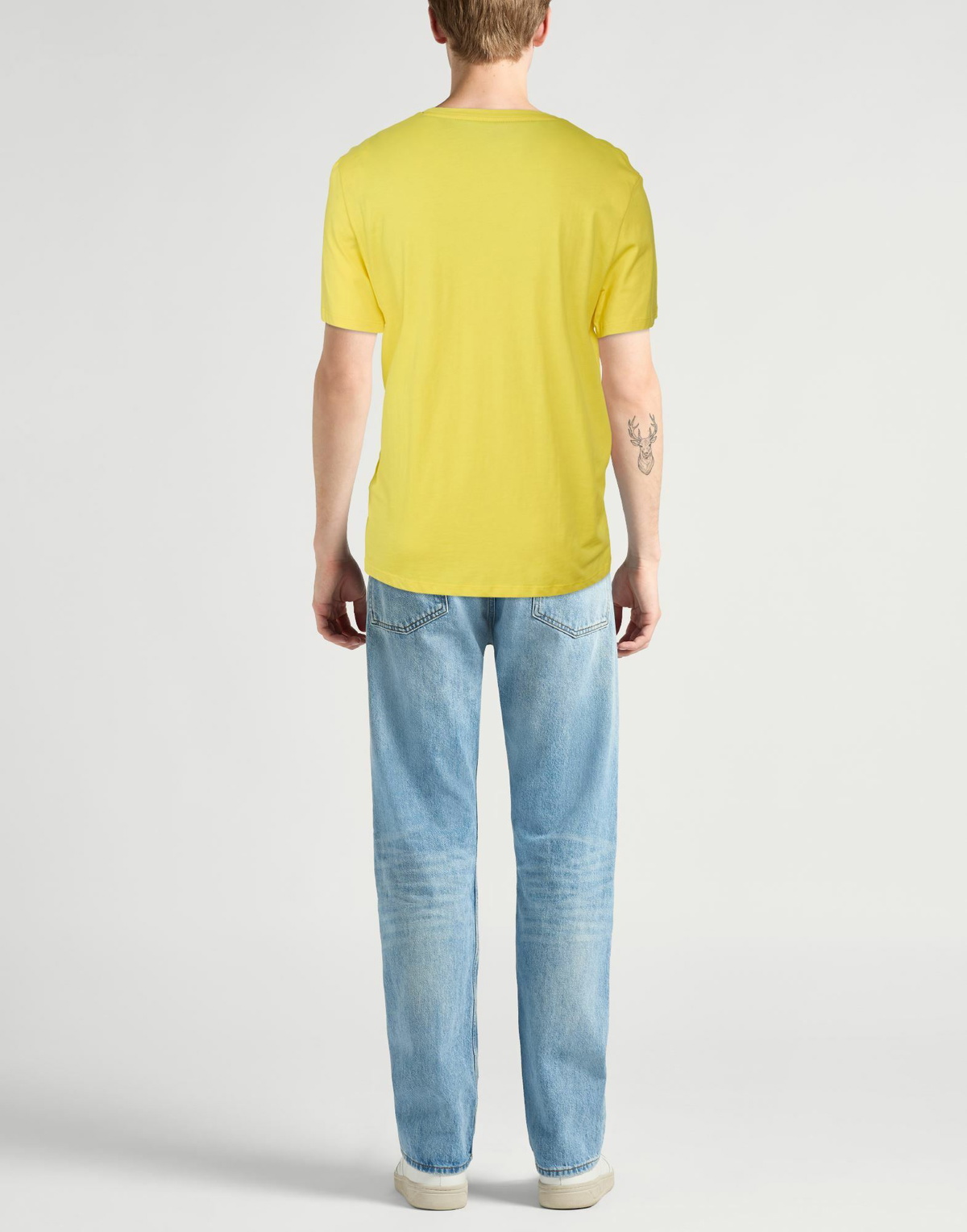 Peuterey Mens T-shirt in Yellow