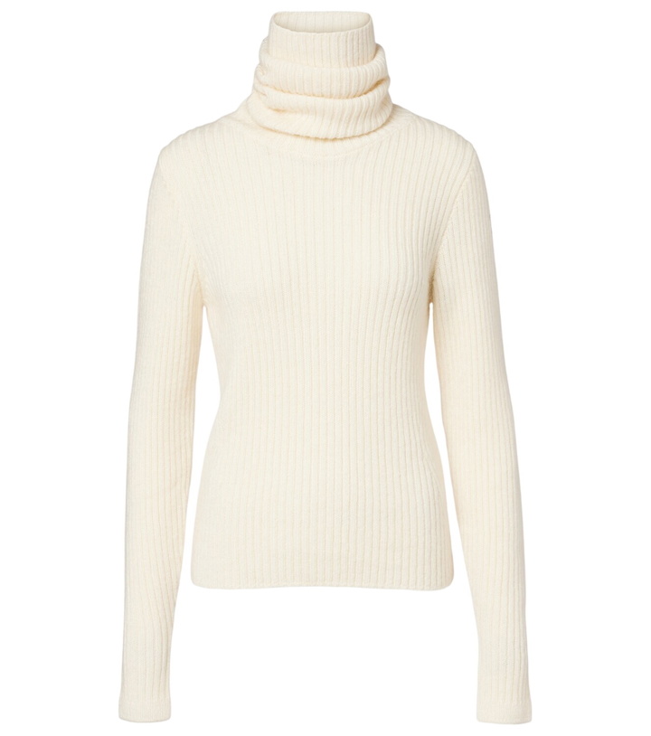 Photo: Moncler Grenoble Ribbed-knit wool and mohair-blend turtleneck sweater
