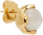 Alighieri SSENSE Exclusive Gold 'The Eye Of The Lens' Single Earring