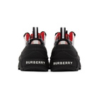 Burberry Black and Red Arthur Story Sneakers