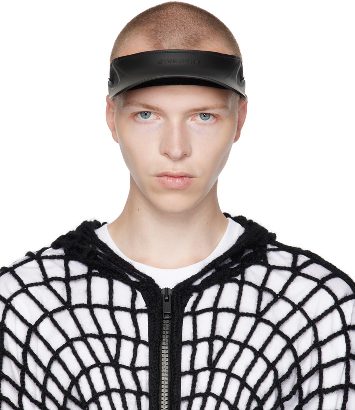 Photo: Givenchy Black Rubber Visor