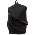 Pleats Please Issey Miyake Black Bias Pleats Backpack